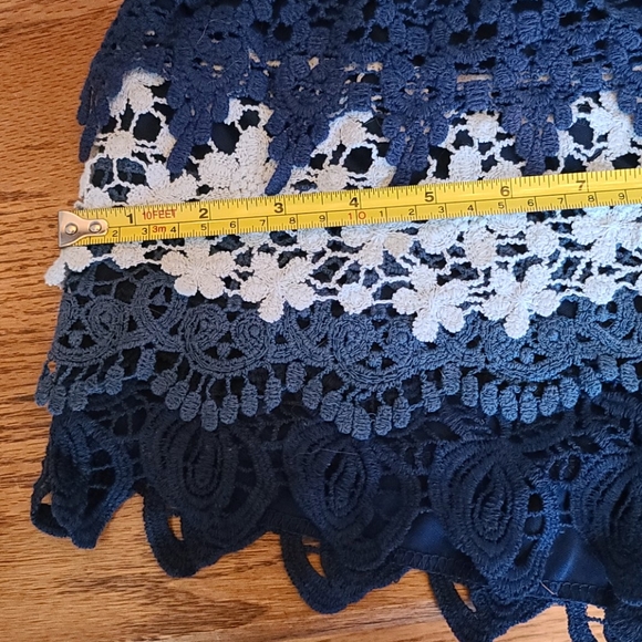 S/CH (3-5) DARK BLUE TO LIGHT BLUE SHORTS LACY - Picture 5 of 8